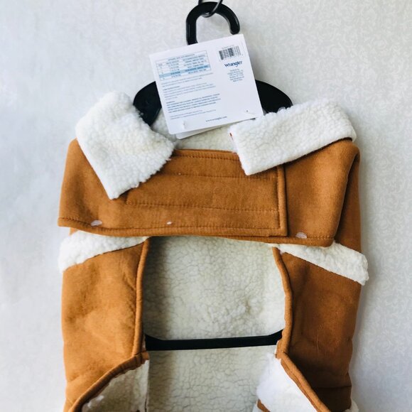 Wrangler Faux Suede - look exterior and Sherpa Dog Jacket  Size : L - Picture 7 of 8